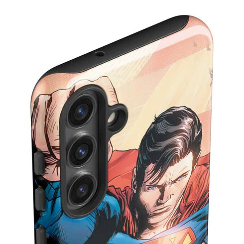 DC Comics Superman Flying Pose Action Comics #957 Art by Patch Zircher Galaxy S25 Plus Impact Case